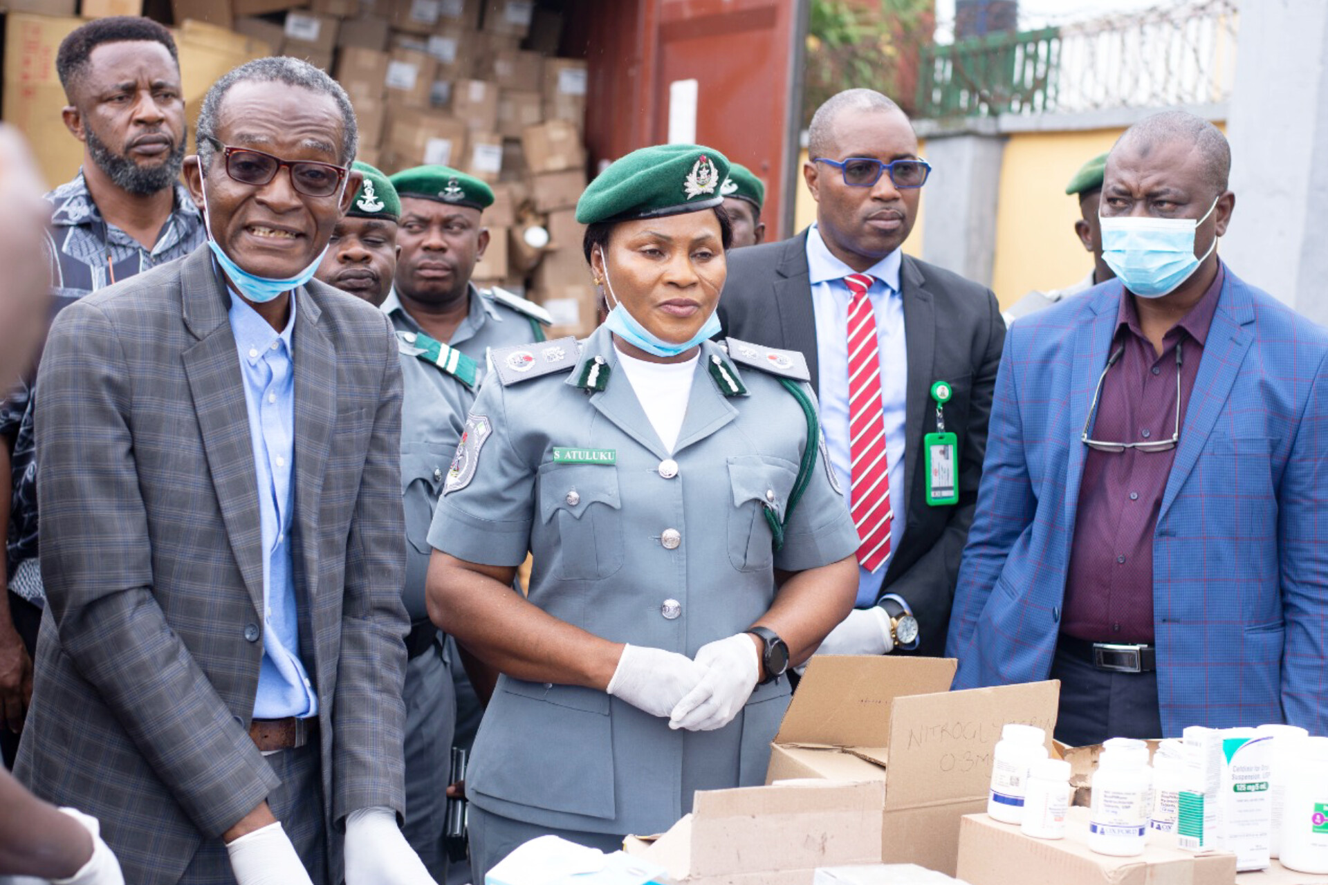 Fight Against Illicit Drugs: PH Area 1 Customs Command Hands Over Expired Pharmaceuticals To NAFDAC
