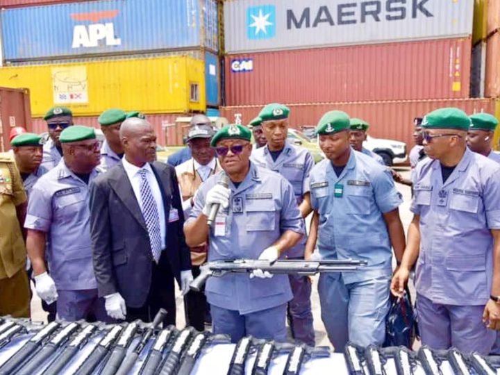 Fight Against Illicit Arms: NCS Tincan Command Intercepts 204 Pump-Action Rifles, Increases Surveillance